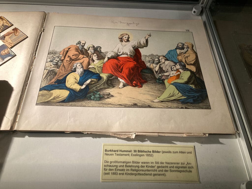 Ein Exponat im Bibelmuseum