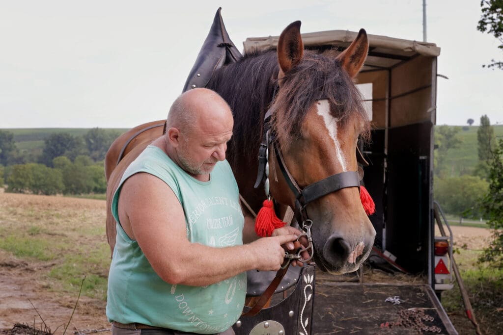 Stefan Schmeltekopf mit "Odin"